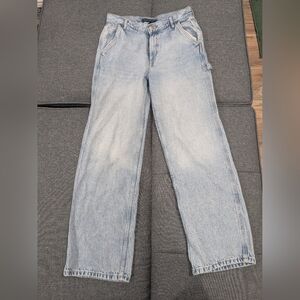 Aeropostale Light Wash Straight Leg Jeans